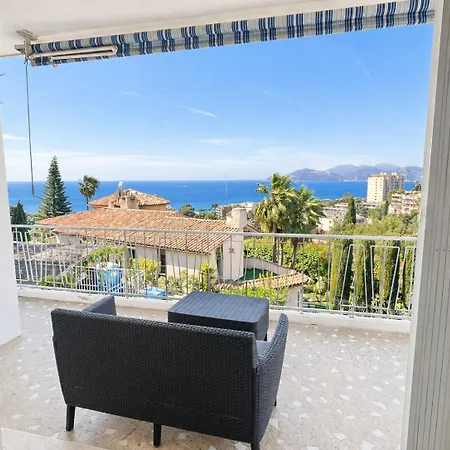 Villa Oasis Sea View With 4 Bedrooms Swimming Pool Garden Cannes