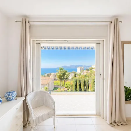 Villa Oasis Sea View With 4 Bedrooms Swimming Pool Garden Cannes